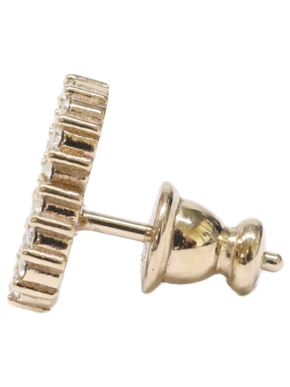 Dior Clair D Lune de Metal & Crystal Single Earring - Picture 5 of 7